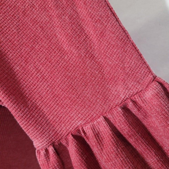 XL X-LARGE Xhilaration Pajama Bell Sleeve Shirt Scarlet Mystery RED NWT - Picture 3 of 7